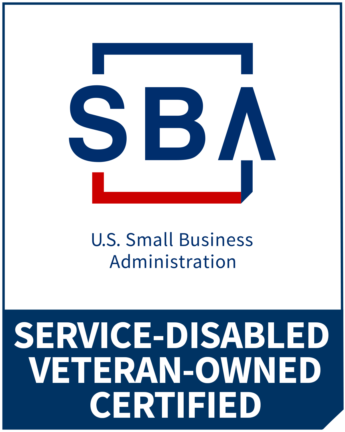 Service-Disabled, Veteran-Owned Small Business (SDVOSB) Logo